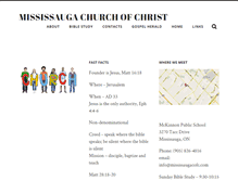 Tablet Screenshot of mississaugacofc.com